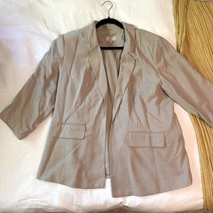 LOFT Plus 3/4 Sleeve Blazer